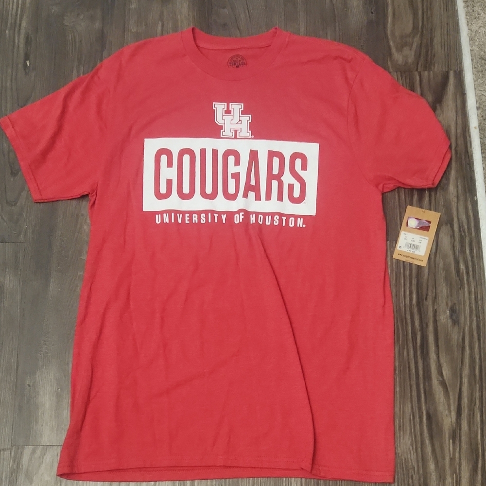 BWT Rivalry Threads Houston Cougars Red /White Tee Shirt
